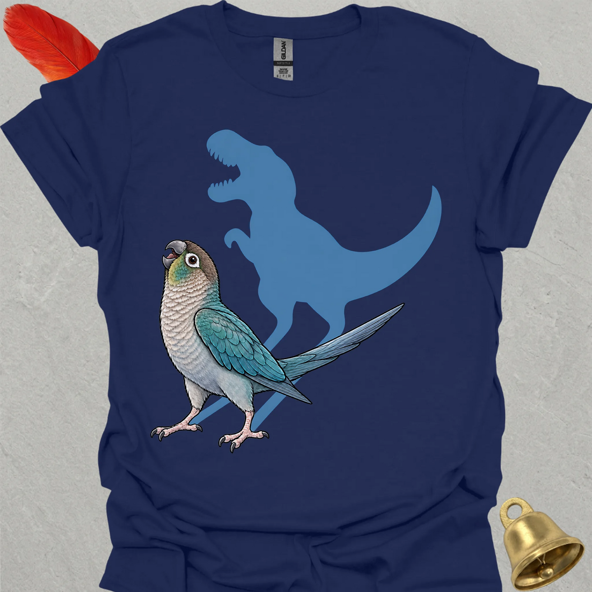 Turquoise Green Cheek Conure Roar T-Shirt