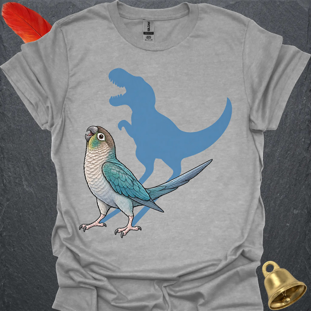 Turquoise Green Cheek Conure Roar T-Shirt