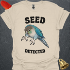 Turquoise Green Cheek Conure Seed Detected T-Shirt