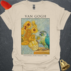 Turquoise Green Cheek Conure Van Gogh T-Shirt