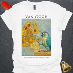Turquoise Green Cheek Conure Van Gogh T-Shirt
