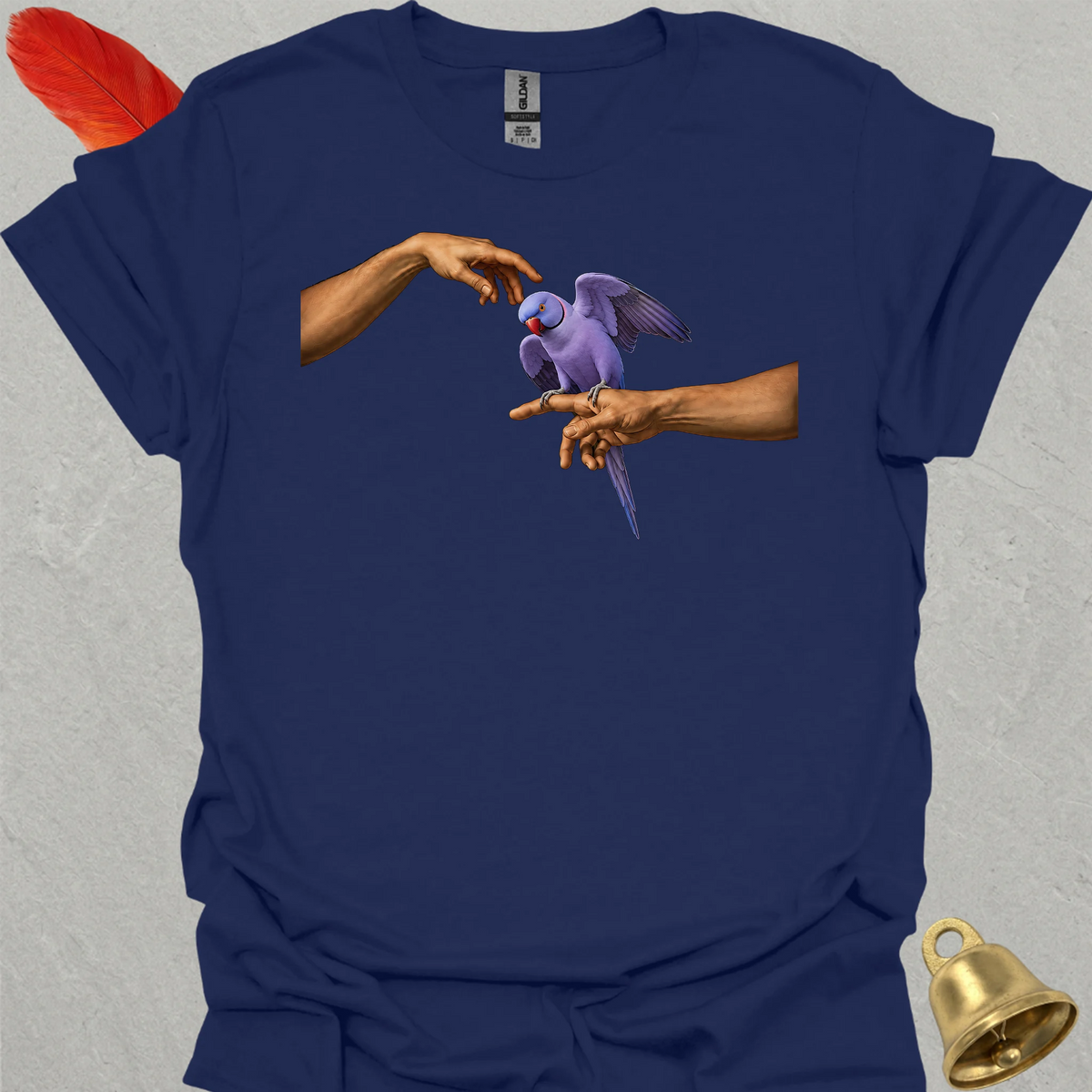 Violet Indian Ringneck Adam T-Shirt