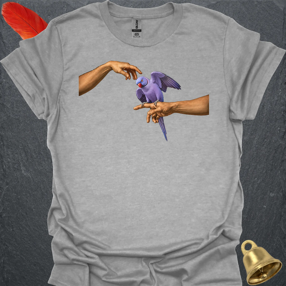 Violet Indian Ringneck Adam T-Shirt