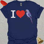 I Love Violet Indian Ringneck T-Shirt