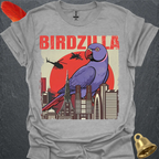 Violet Indian Ringneck Birdzilla T-Shirt