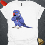 Violet Indian Ringneck I Love Dad T-Shirt