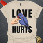 Violet Indian Ringneck Love Hurts T-Shirt