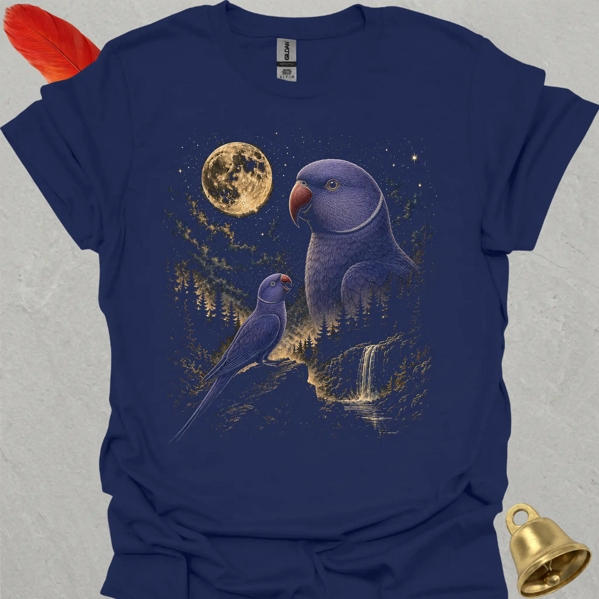 Violet Indian Ringneck Mythic T-Shirt