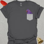 Violet Indian Ringneck Pocket T-Shirt