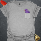 Violet Indian Ringneck Pocket T-Shirt