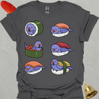Violet Indian Ringneck Sushi T-Shirt