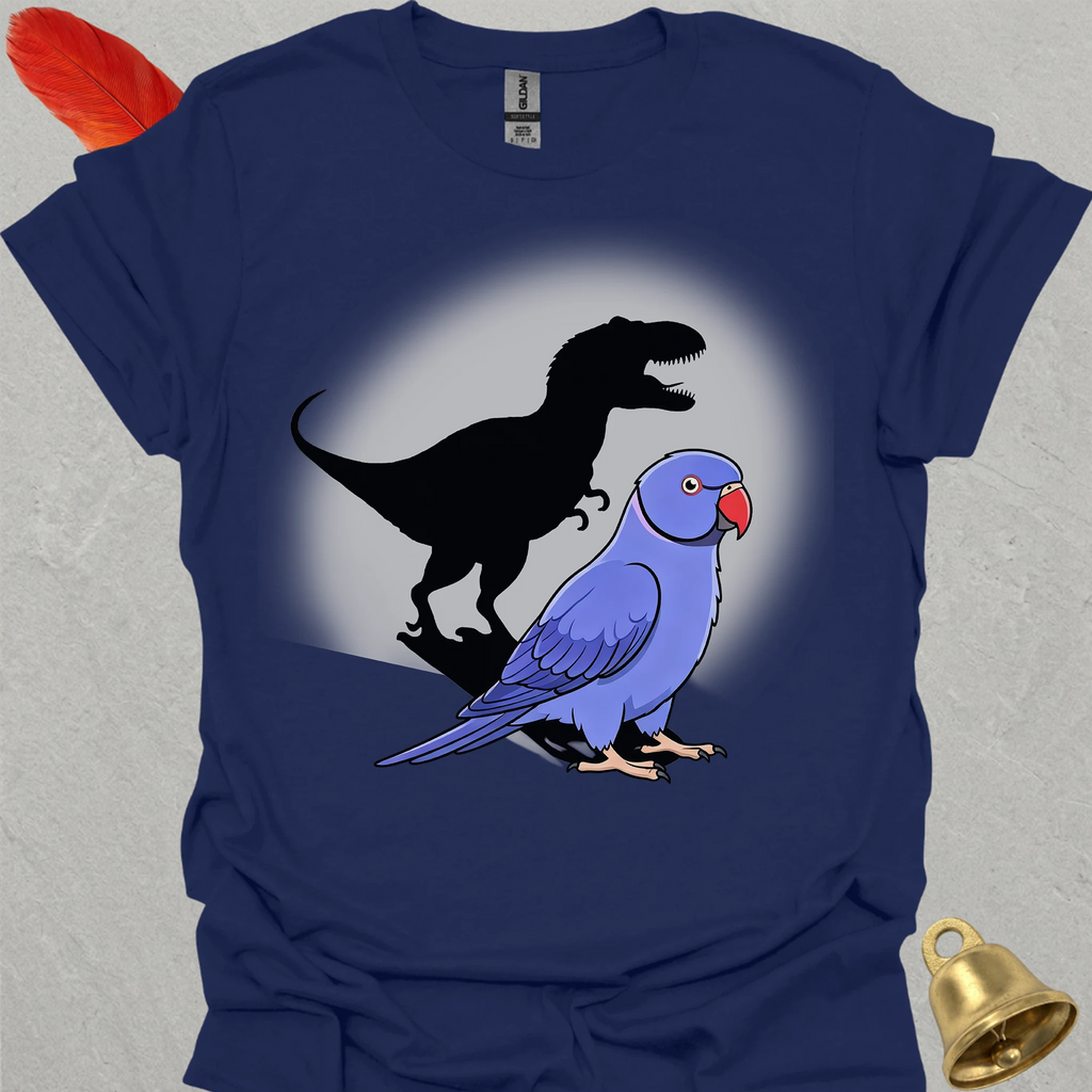 Violet Indian Ringneck T-Rex T-Shirt
