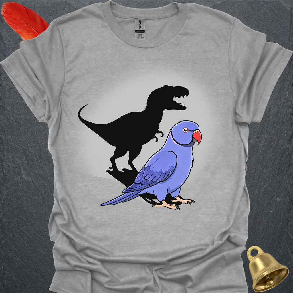 Violet Indian Ringneck T-Rex T-Shirt