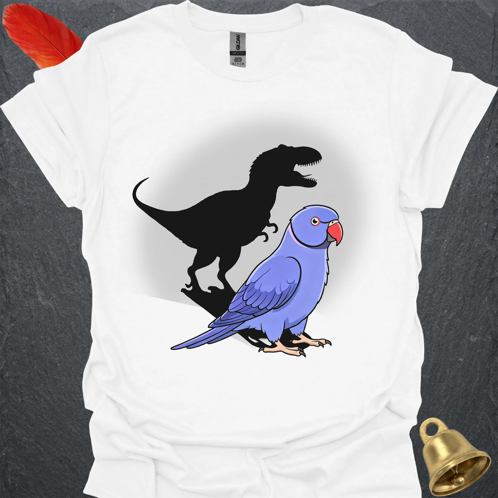 Violet Indian Ringneck T-Rex T-Shirt
