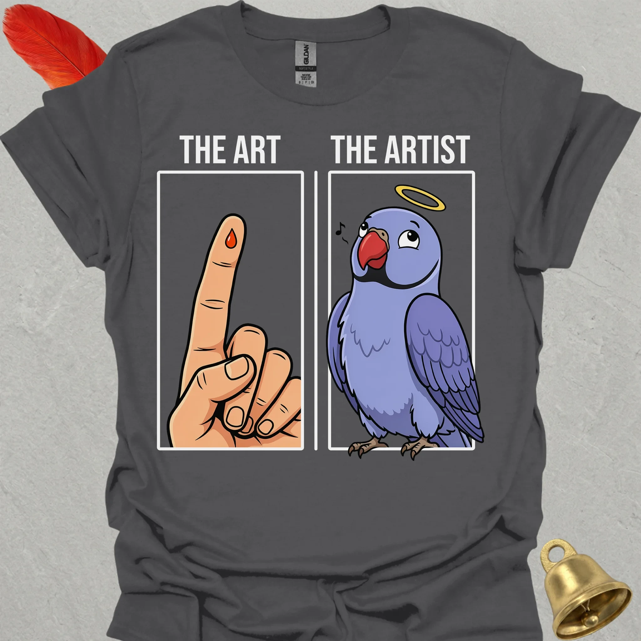 Violet Indian Ringneck The Artist T-Shirt