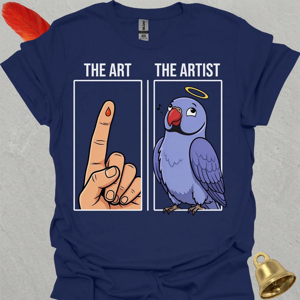 Violet Indian Ringneck The Artist T-Shirt