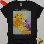 Violet Indian Ringneck Van Gogh T-Shirt