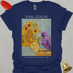 Violet Indian Ringneck Van Gogh T-Shirt