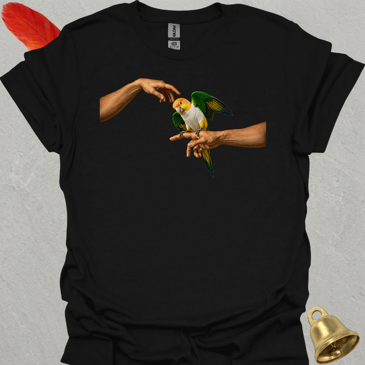White-Bellied Caique Adam T-Shirt