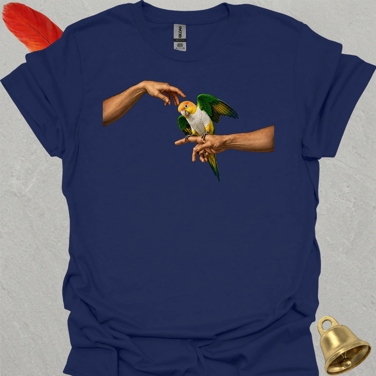White-Bellied Caique Adam T-Shirt