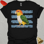 White-Bellied Caique Brush T-Shirt