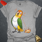 White-Bellied Caique Eye on Prize T-Shirt