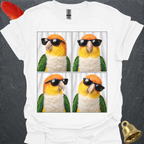 White-Bellied Caique Photobooth T-Shirt
