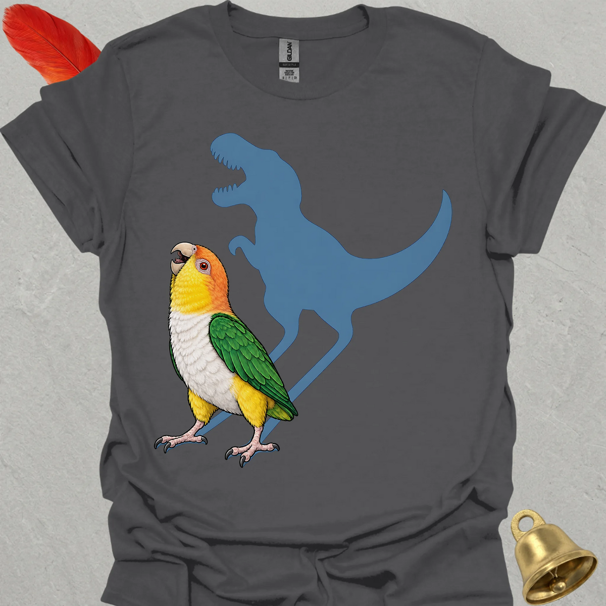 White-Bellied Caique Roar T-Shirt