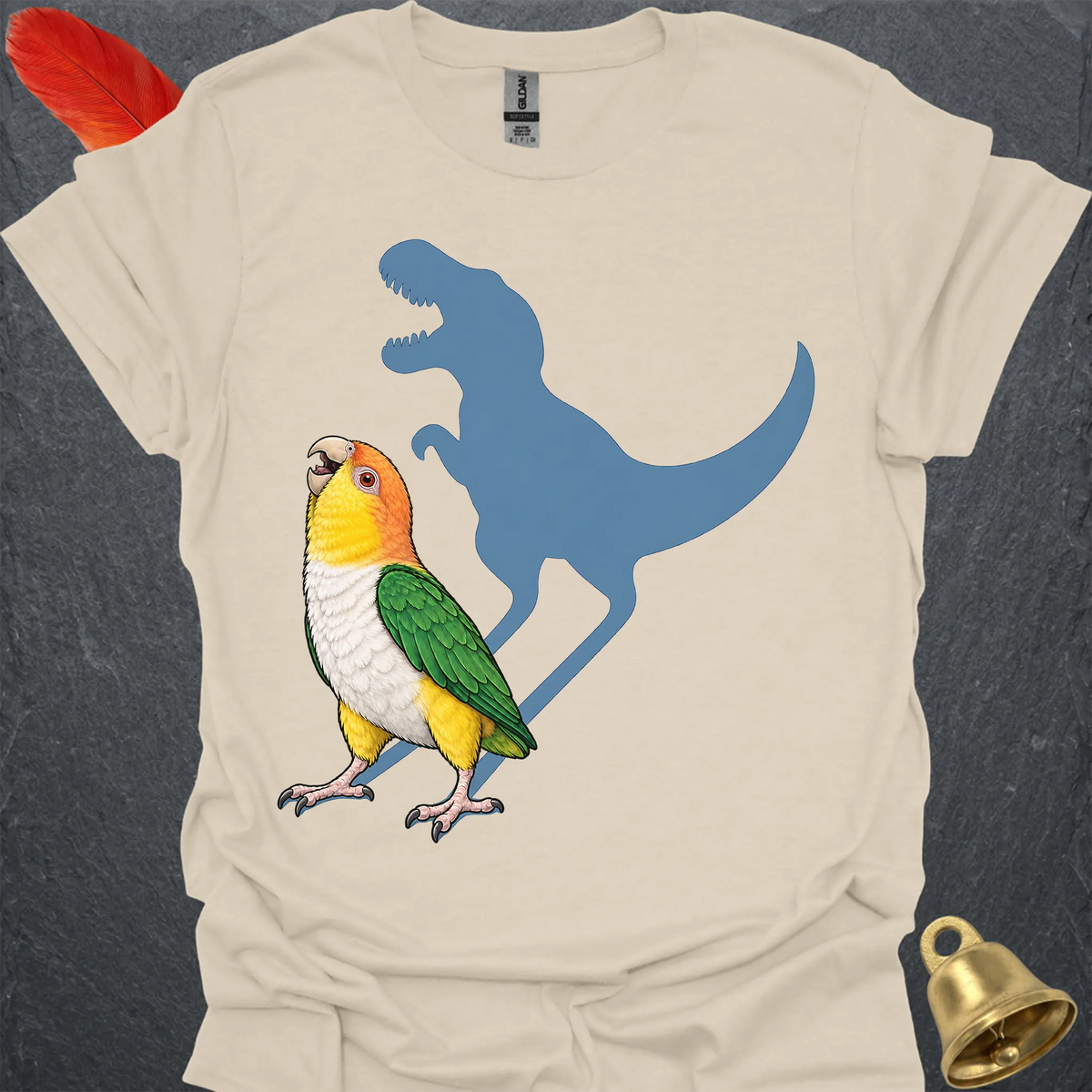 White-Bellied Caique Roar T-Shirt