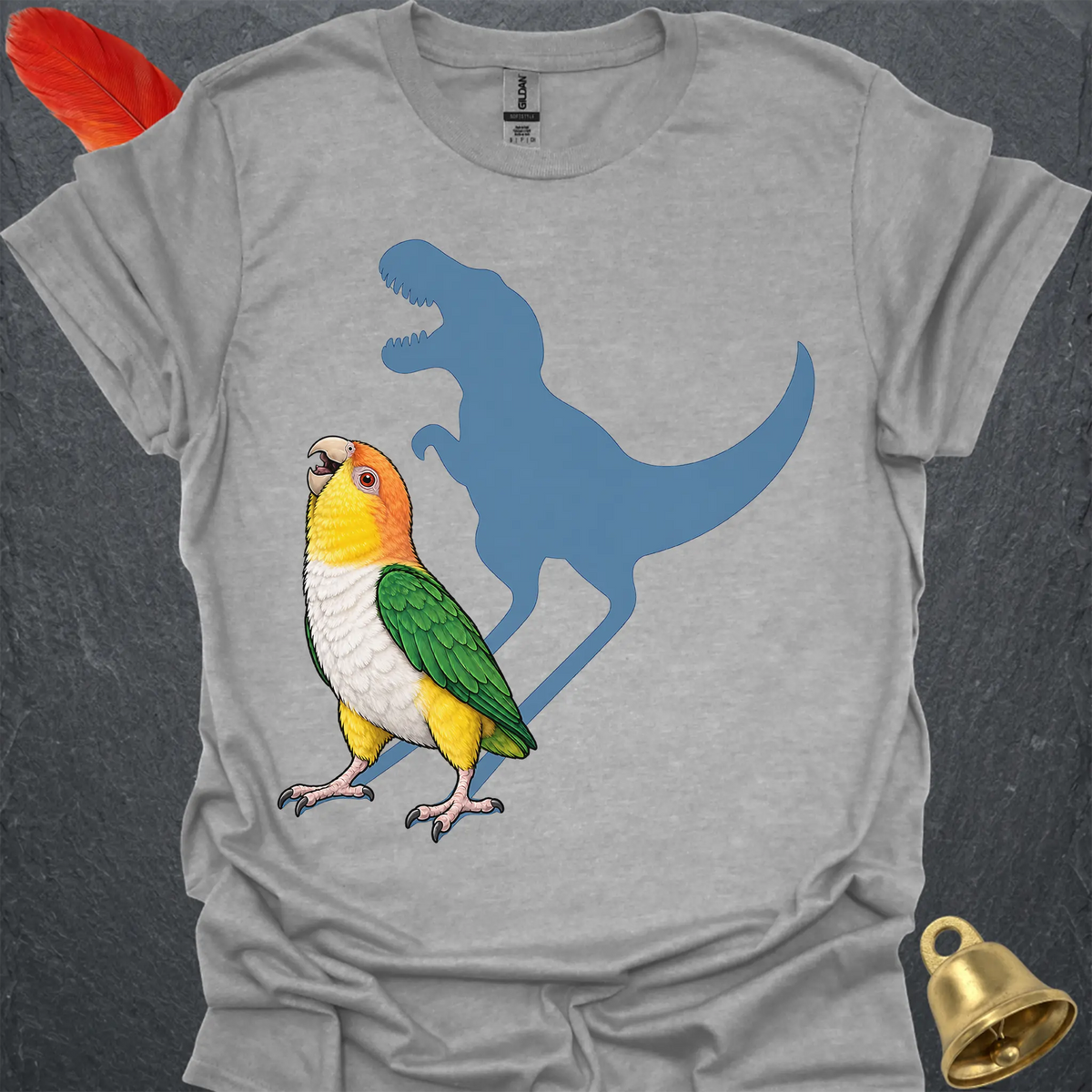 White-Bellied Caique Roar T-Shirt