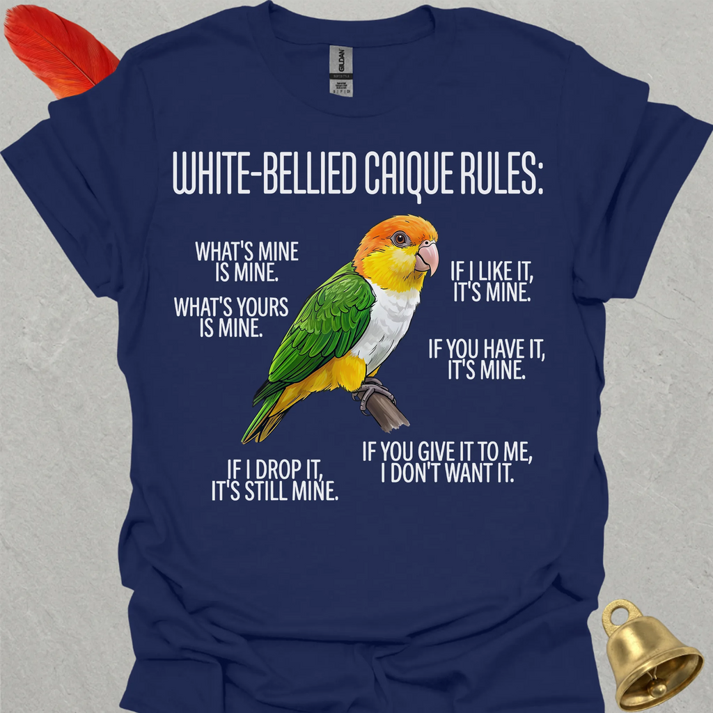 White-Bellied Caique Rules T-Shirt