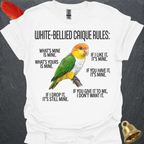 White-Bellied Caique Rules T-Shirt
