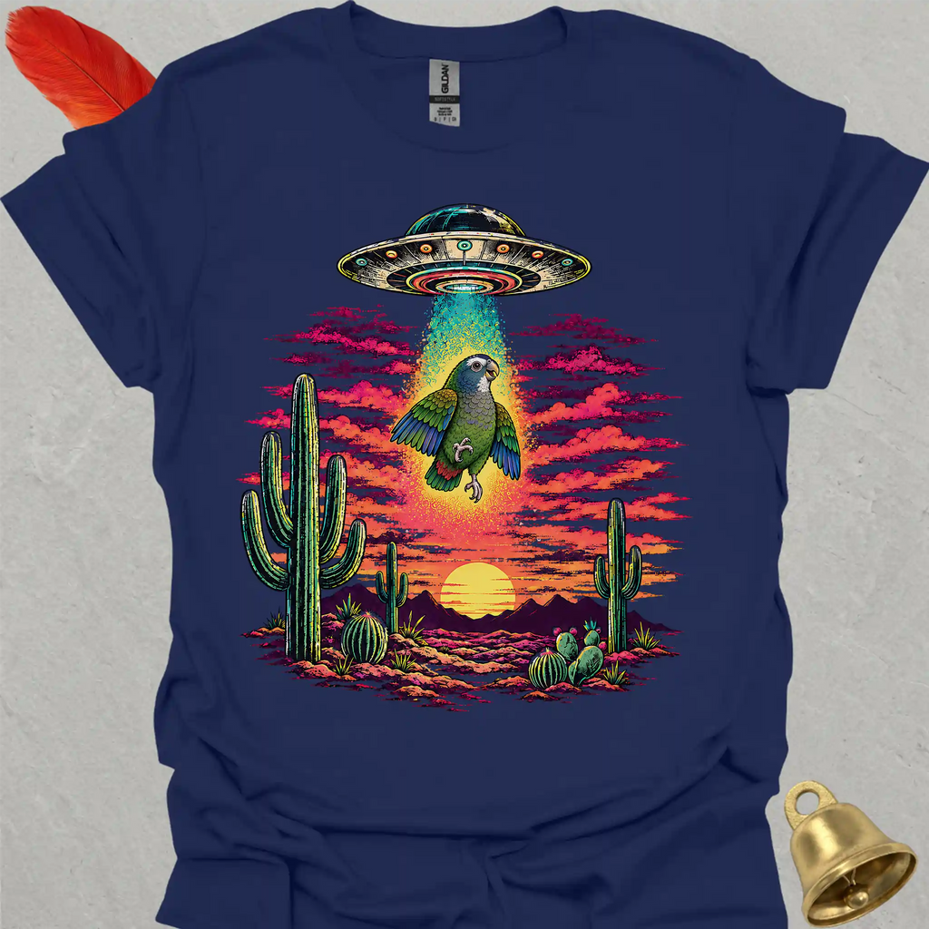 White-capped Pionus Abduction T-Shirt
