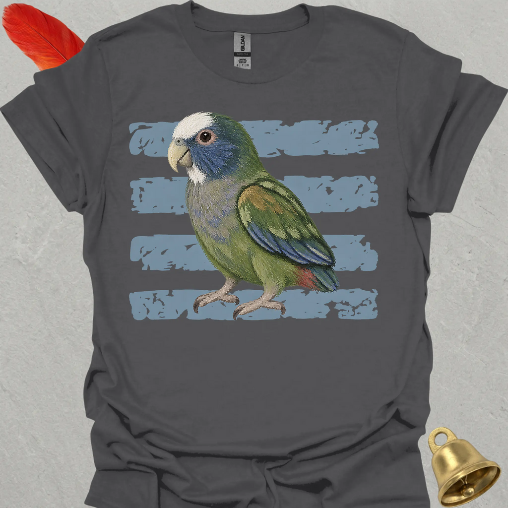 White-Capped Pionus Brush T-Shirt