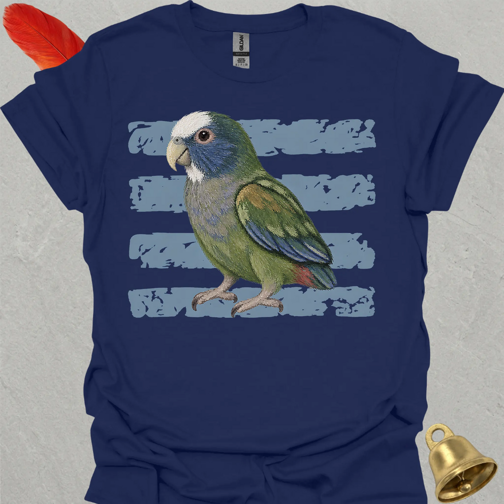 White-Capped Pionus Brush T-Shirt