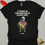 White-Capped Pionus Olympic Pooper T-Shirt