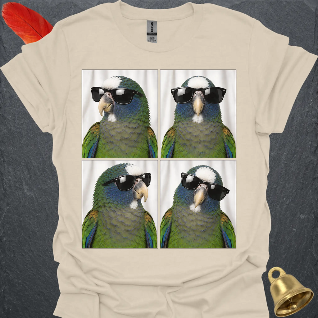 White-capped Pionus Photobooth T-Shirt