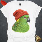 Yellow-Naped Amazon Beanie T-Shirt