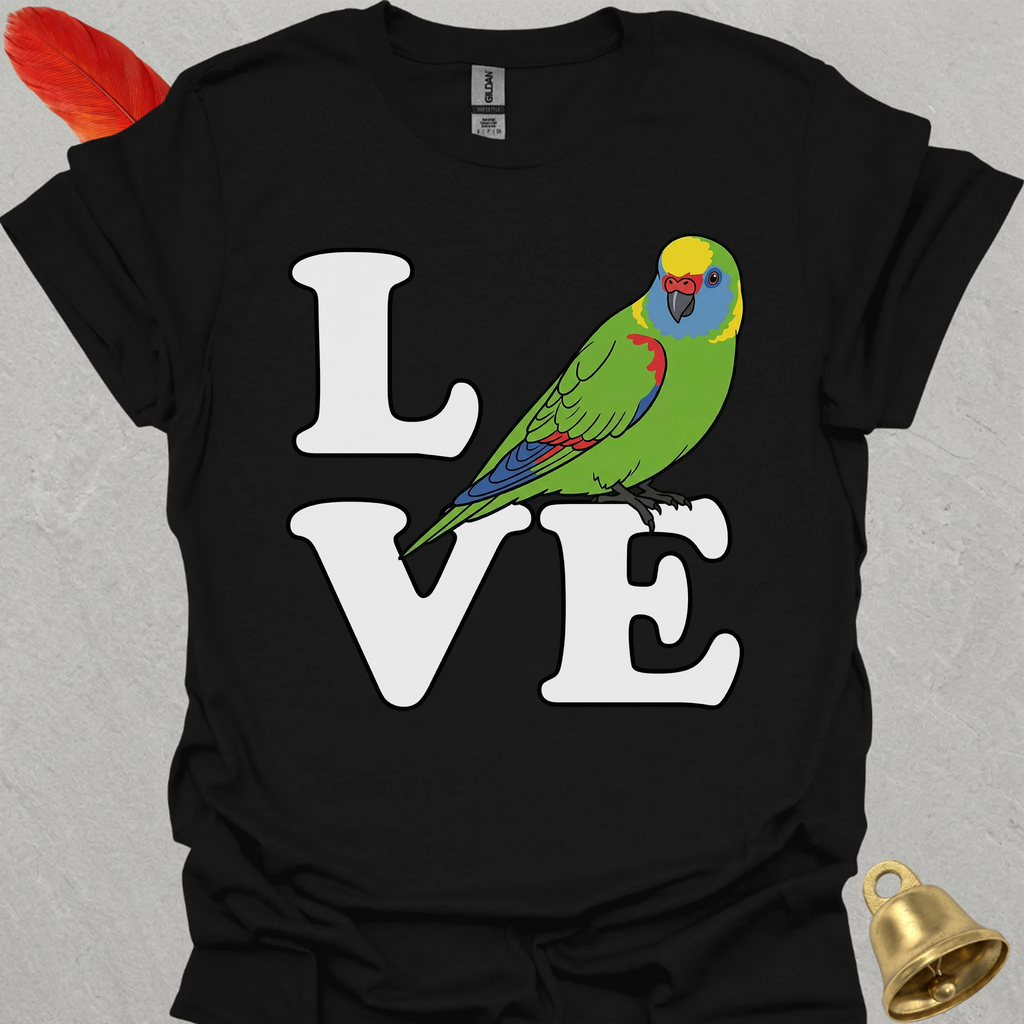 Yellow-Naped Amazon Bird Love T-Shirt