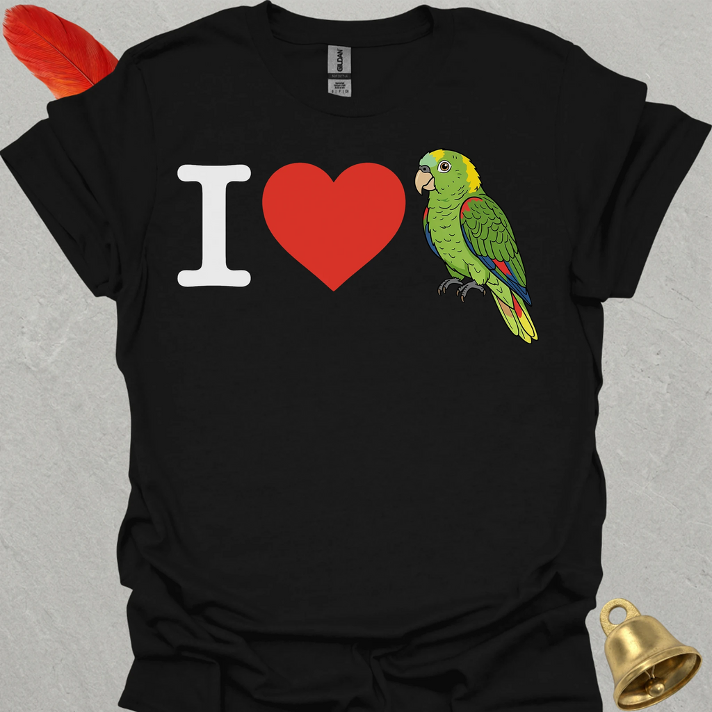 I Love Yellow-Naped Amazon T-Shirt