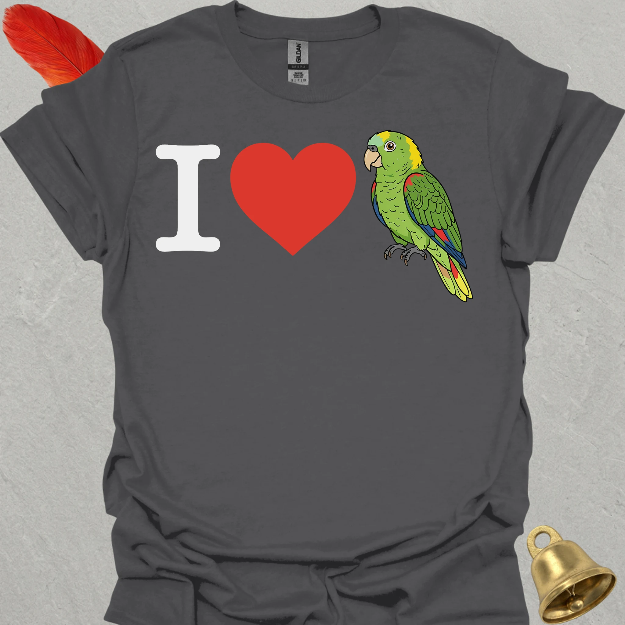 I Love Yellow-Naped Amazon T-Shirt