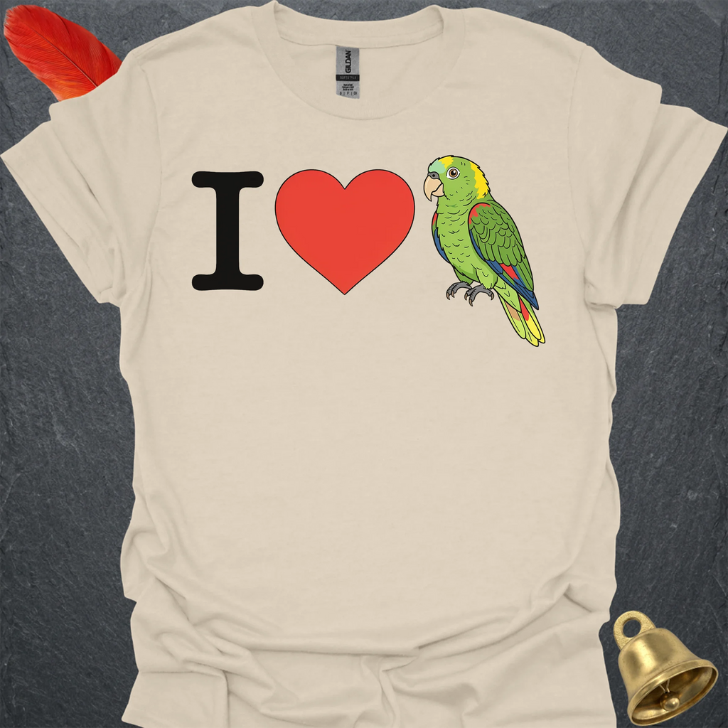 I Love Yellow-Naped Amazon T-Shirt