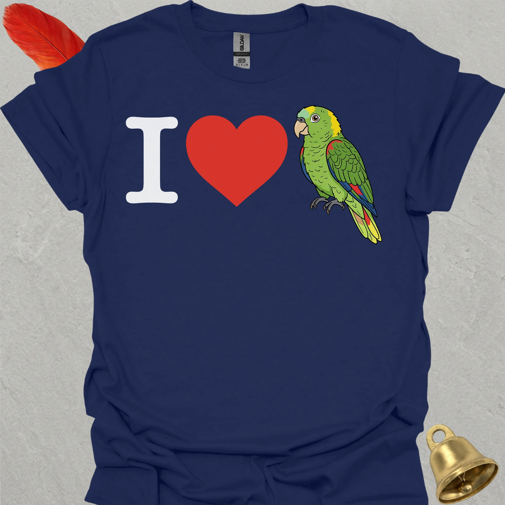 I Love Yellow-Naped Amazon T-Shirt