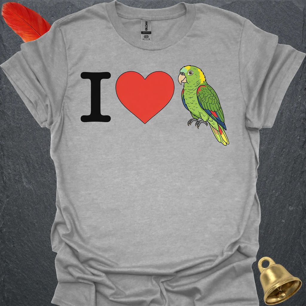 I Love Yellow-Naped Amazon T-Shirt