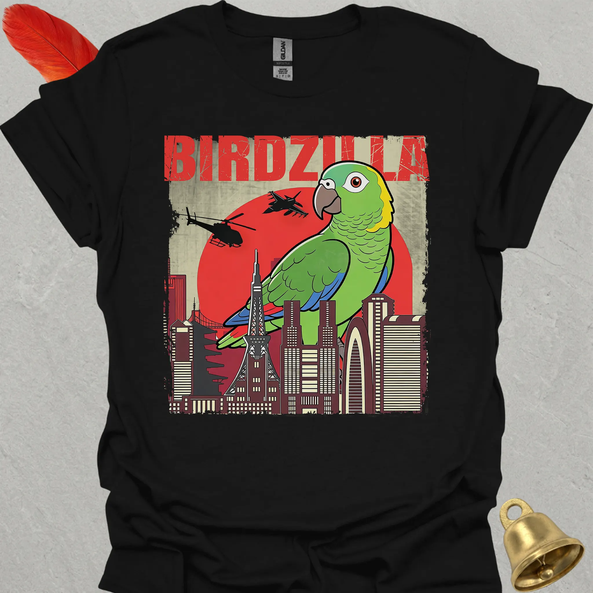 Yellow-Naped Amazon Birdzilla T-Shirt