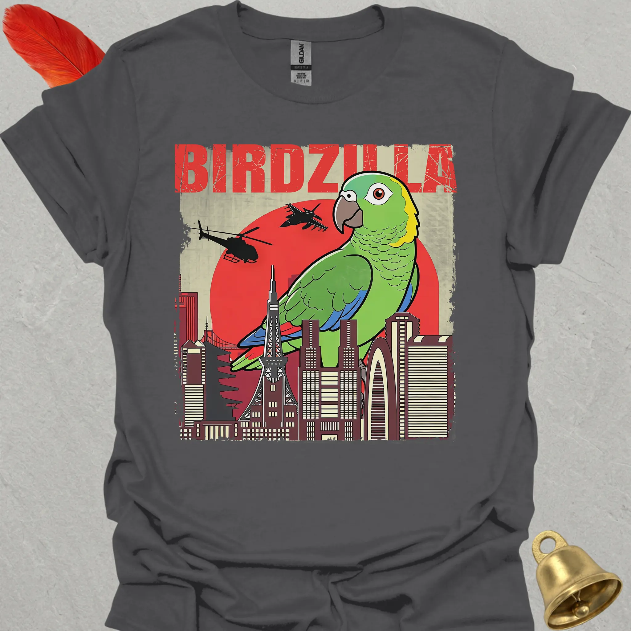 Yellow-Naped Amazon Birdzilla T-Shirt