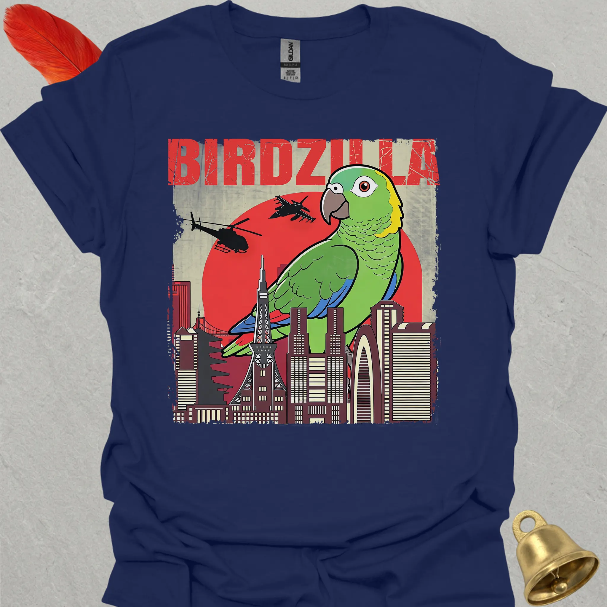 Yellow-Naped Amazon Birdzilla T-Shirt