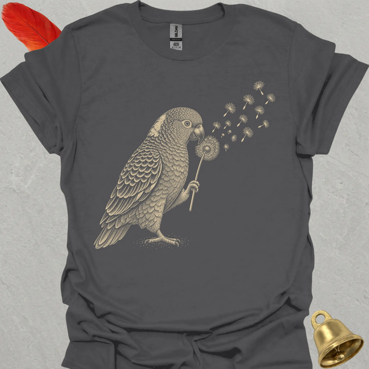 Yellow-Naped Amazon Blowing Wishes T-Shirt