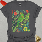 Yellow-Naped Amazon Boho Flower T-Shirt