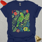 Yellow-Naped Amazon Boho Flower T-Shirt